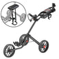 Golf push trolley with seat