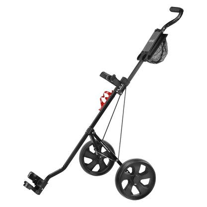 CaddyTek Deluxe Golf Pull Cart Black