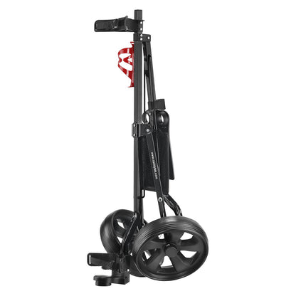 CaddyTek Deluxe Golf Pull Cart Black