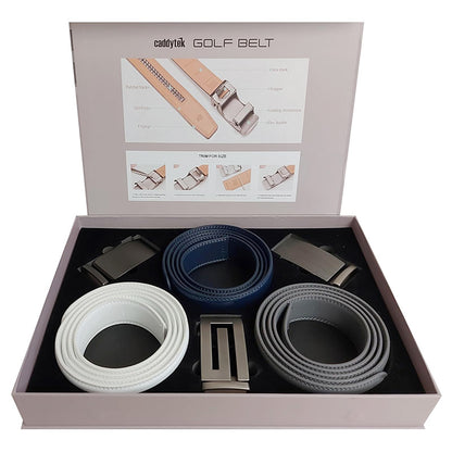 Golf Belt Set – 3 Colours & 3 Interchangeable Buckles