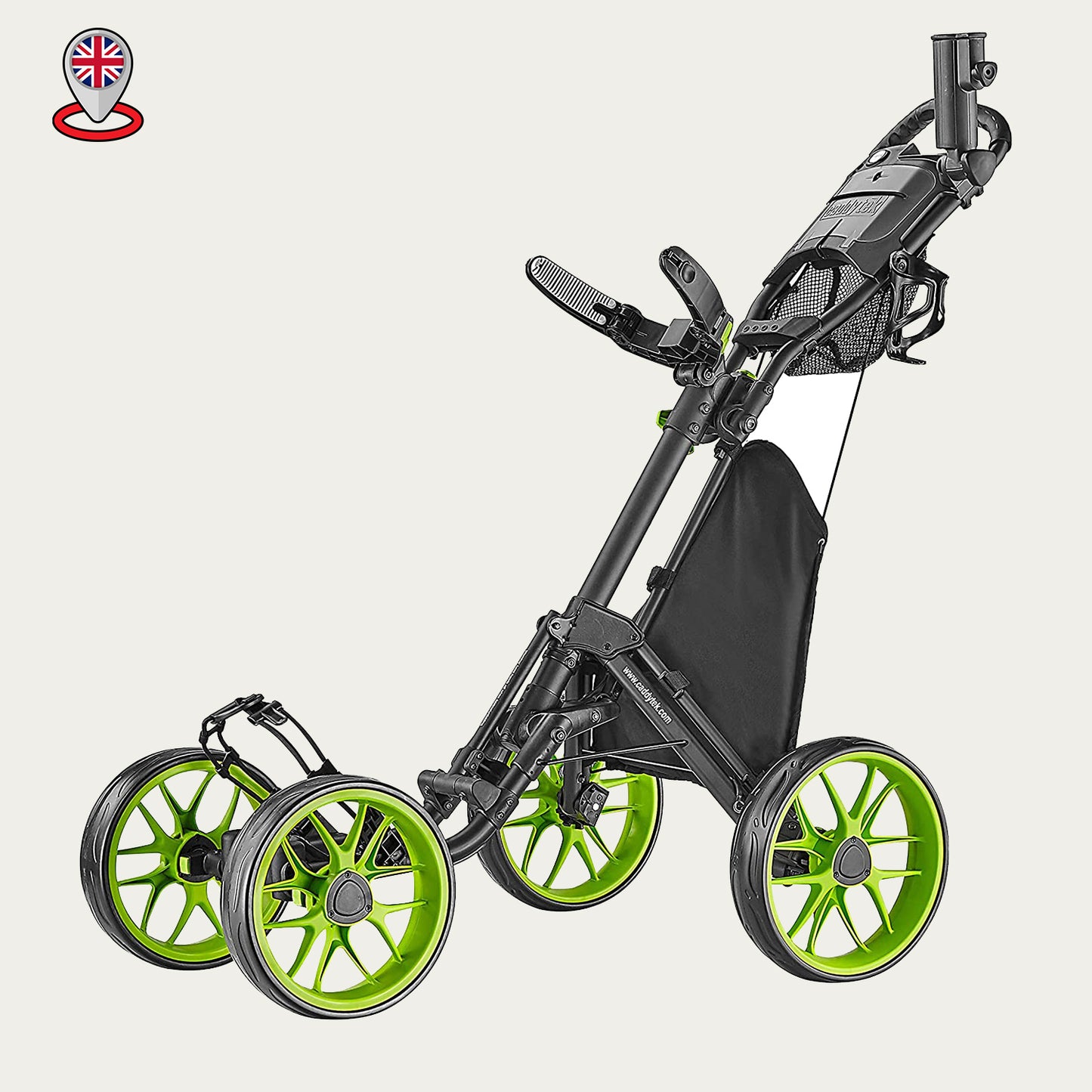 CaddyTek  Golf Push Trolley 4 Wheels  Explorer Version 8