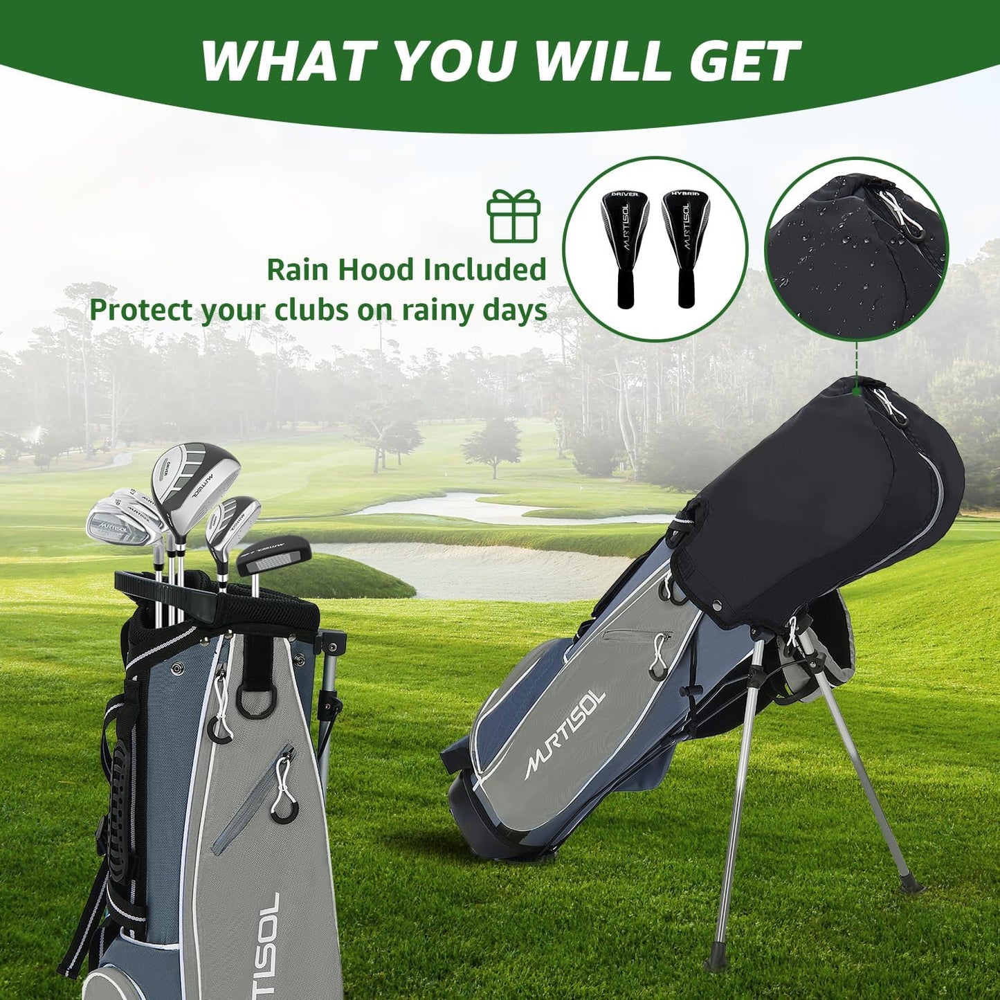 Junior Golf Club Set Ages (12-14) Right Hand for Boys Girls