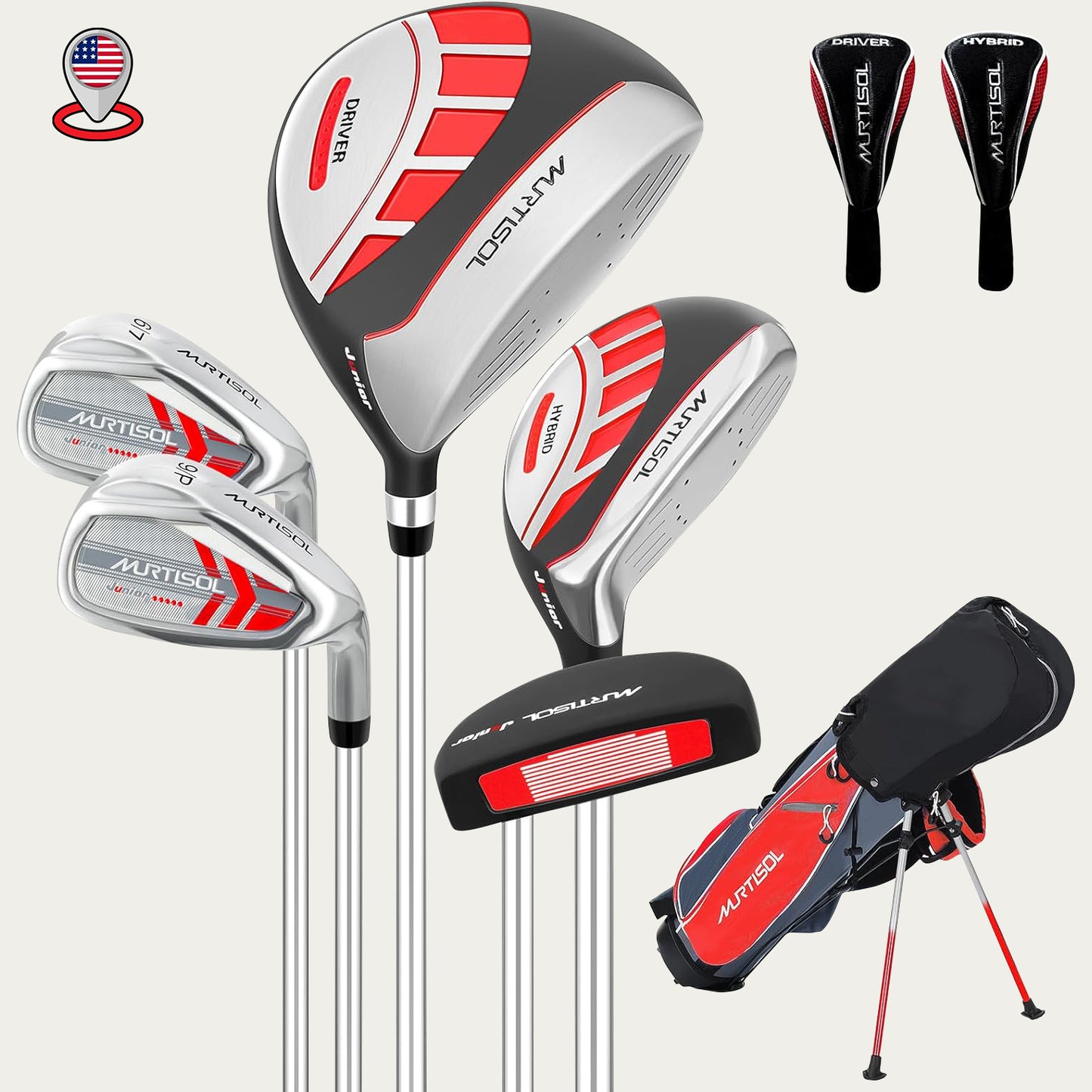 Junior Golf Club Set Ages (9-12) Right Hand for Boys Girls