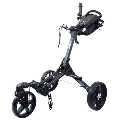 YMDXONE Golf Push Trolley 3 Wheel Foldable Compact Size Y-ONE