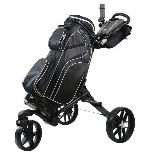 YMDXONE Golf Push Trolley 3 Wheel Foldable Compact Size Y-ONE