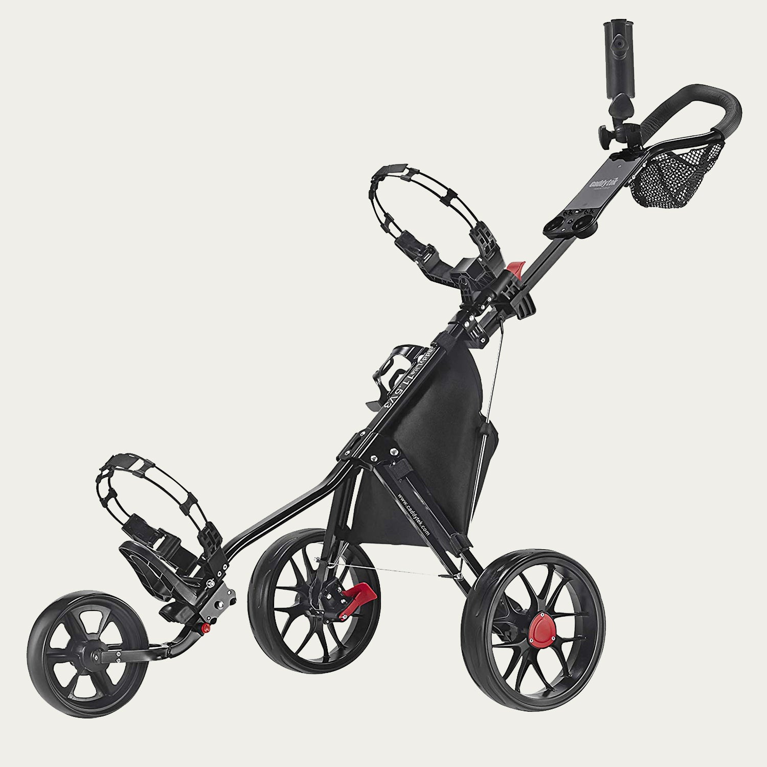 golf trolley 3 wheels light pull cart suitable women and kids