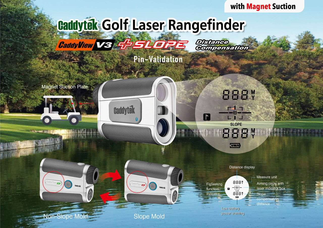 Caddytek Golf Laser Rangefinder V3