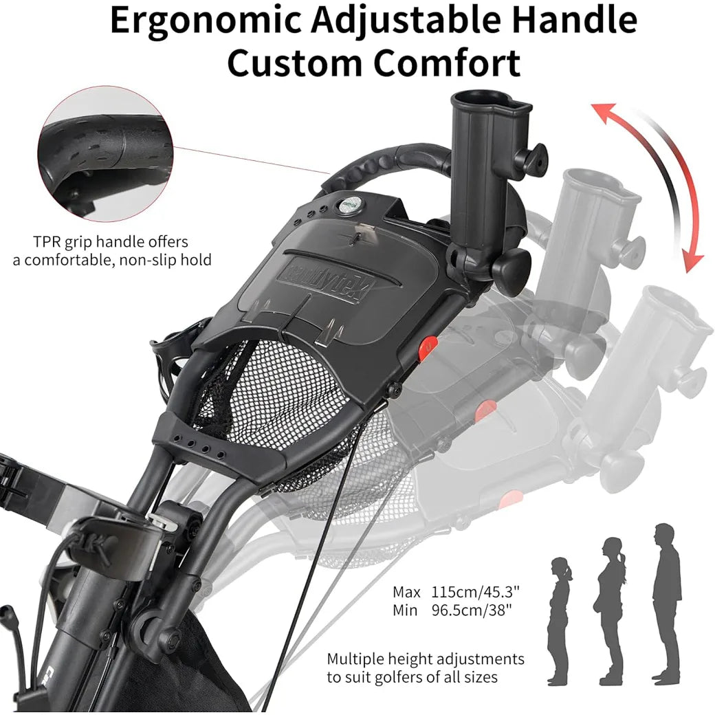 Caddytek Golf Push Trolley CaddyLite One – Swivel Version 8