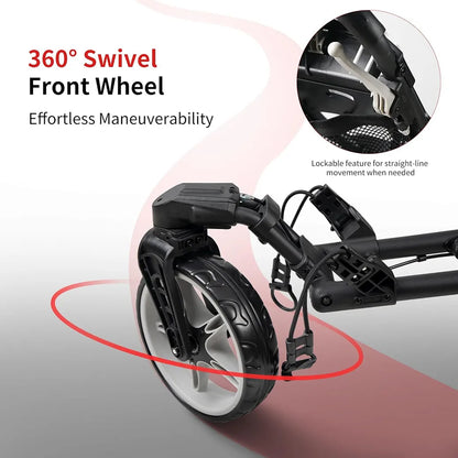 Caddytek Golf Push Trolley CaddyLite One – Swivel Version 8